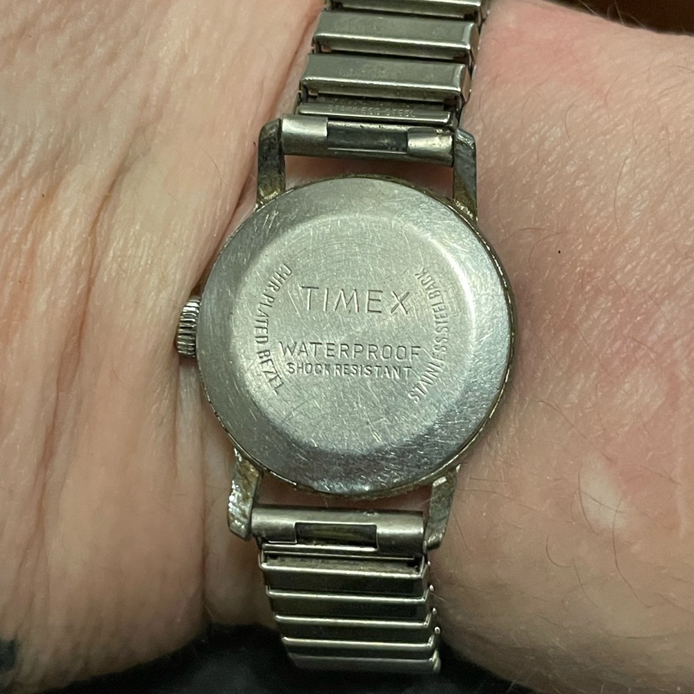 Timex Stainless Steel, Vintage Watch, Stretch Band, W… Gem
